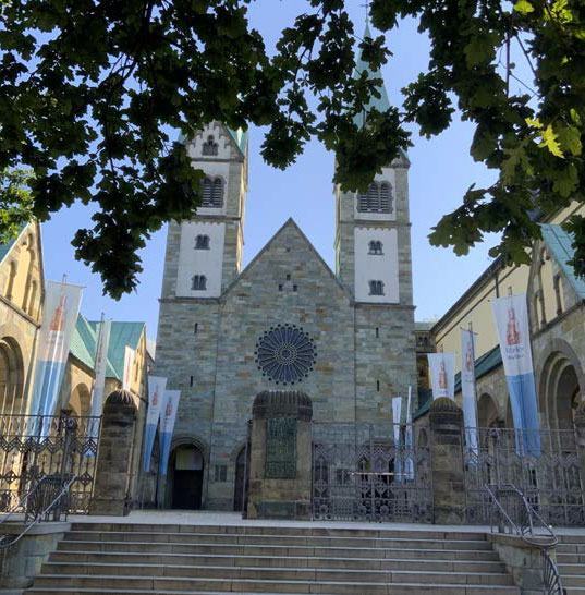 Gebäude der Wallfahrtsbasilika in Werl