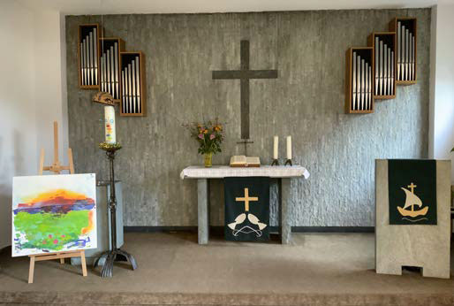 Altar der Paulus-Kirche in Ense-Bremen