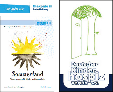 Plakate für Sommerland und den Kinderhospizverein